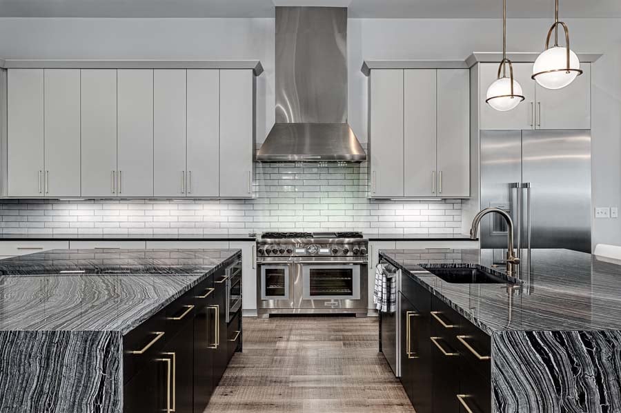 Chef's kitchen · dual islands